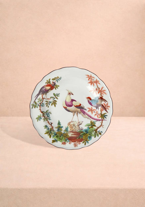 Chelsea Bird Side/Pudding Plates - Set of 4