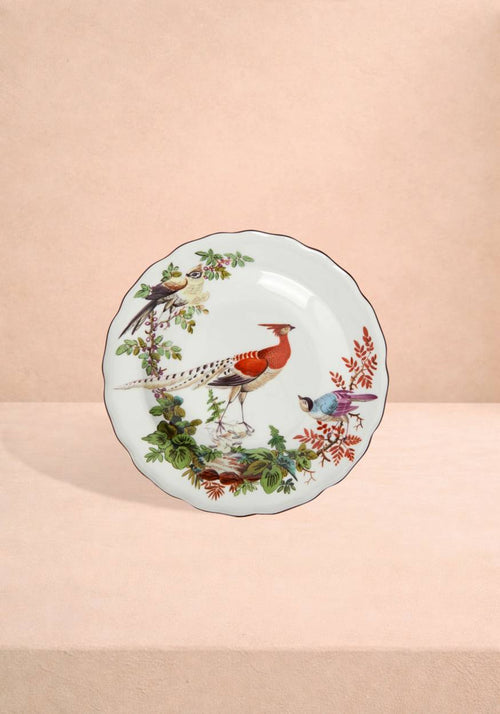 Chelsea Bird Side/Pudding Plates - Set of 4