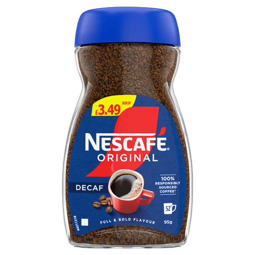 6 x Nescafe Original Decaff - 95GM