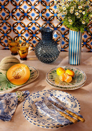 Sophia Dinner Plate, Blue Set of 4