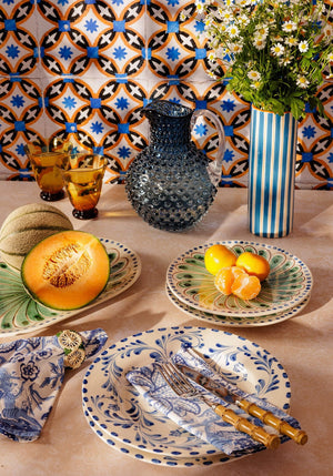 Sophia Dinner Plate, Blue Set of 4