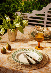 Cordelia Dinner Plate, Green Set of 4
