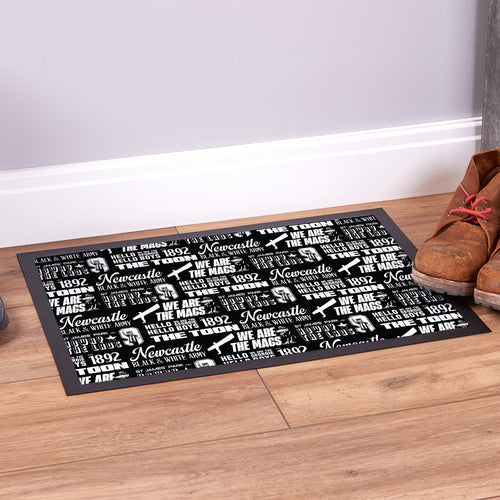Newcastle - Word Montage - Door Mat - 60cm x 40cm