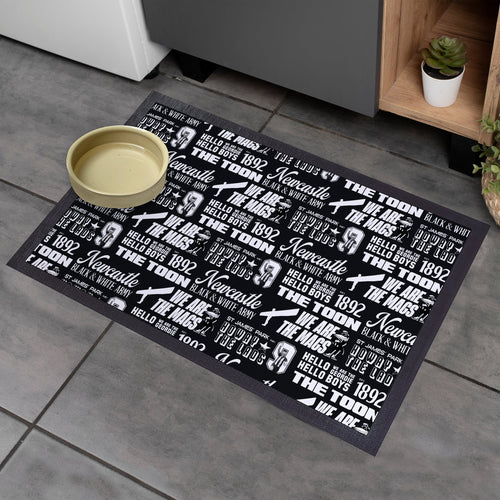 Newcastle - Word Montage - Door Mat - 60cm x 40cm