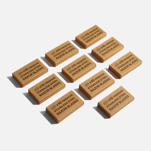 Double Edge Safety Razor Blades - 100 Pack