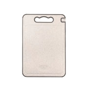 Double-Sided Stainless Steel Cutting Board with Wheat Straw & Knife Sharpener