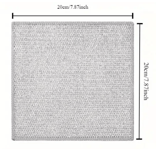 Double-Sided Multifunctional Wire Dishcloths – Non-Scratch, Heavy-Duty Cloths | 10 Pack