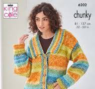 King Cole 6202 Hedgerow Chunky Waistcoat and Jacket Pattern