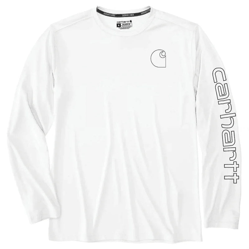 Carhartt 107202 Force Sun Defender Lightweight Long-Sleeve Logo Graphic T-Shirt
