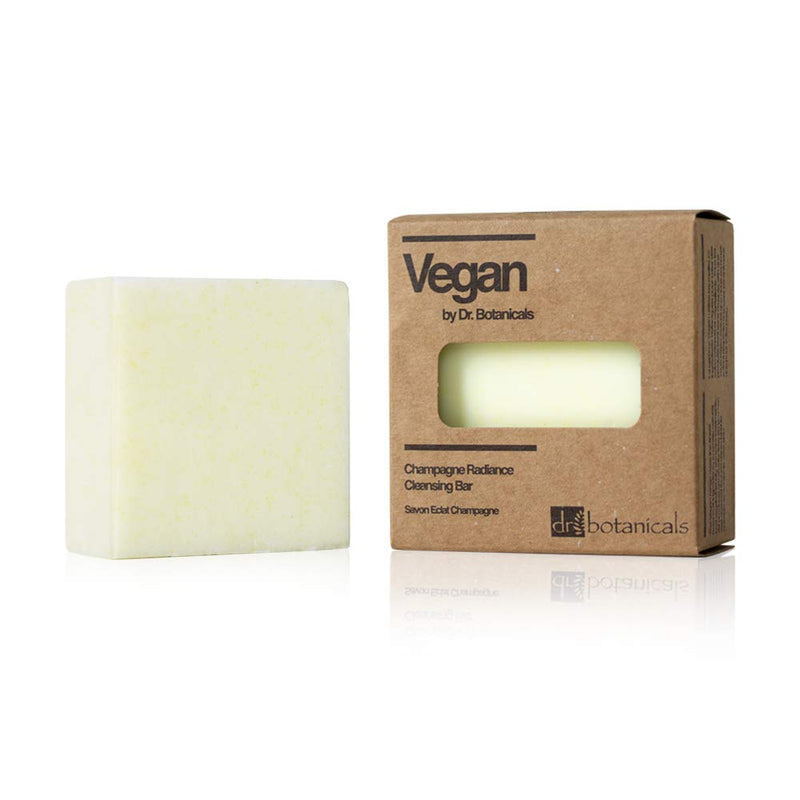 Dr Botanicals Champagne Radiance Cleansing Bar 70g Vegan