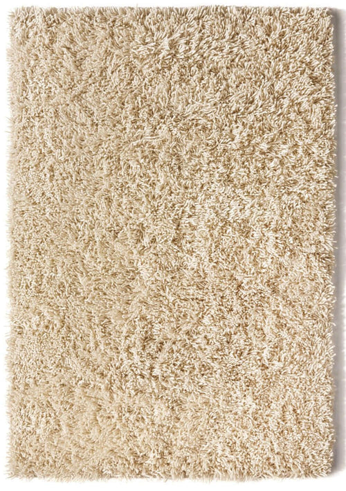 Imperial Ivory Shaggy Pile Wool Rug