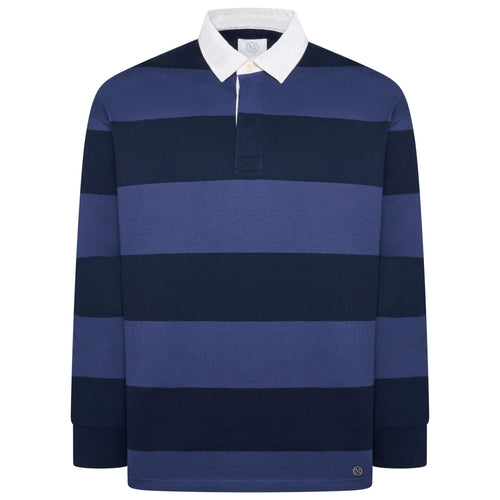 M&S Striped Cotton Rugby Shirt
