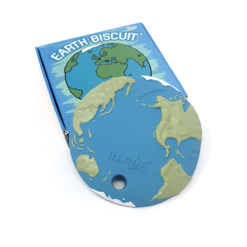 Earth Biscuit® Planet Earth - Natural Rubber Space Teether Toy