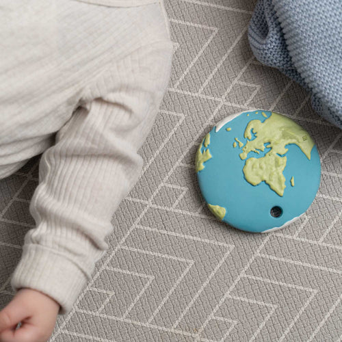 Earth Biscuit® Planet Earth - Natural Rubber Space Teether Toy