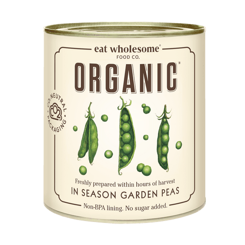 Eat Wholesome In Season Organic Garden Peas 340g – Freshly Prepared