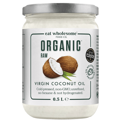 Eat Wholesome Organic Extra Virgin Coconut Oil 500ml – Raw Cold Pressed