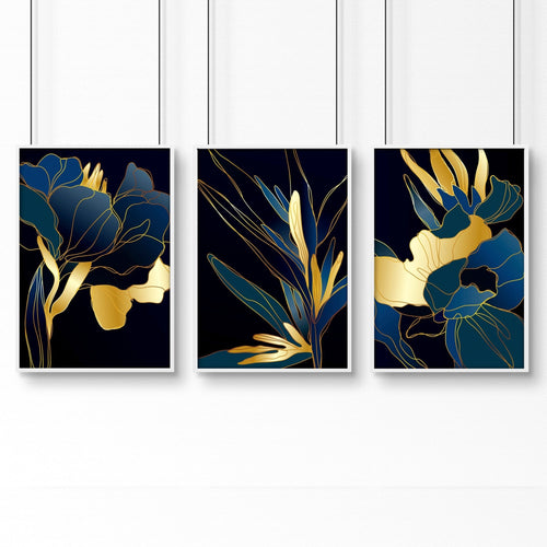 Wall decoration for office | set of 3 Eclectic wall art