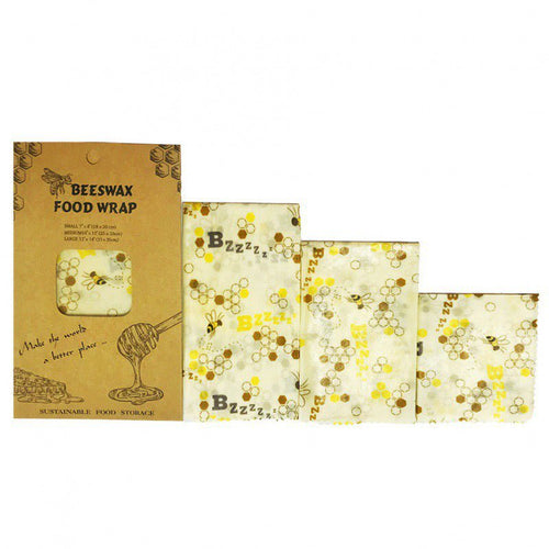 Beeswax Cloth Food Wraps (3 Pack)