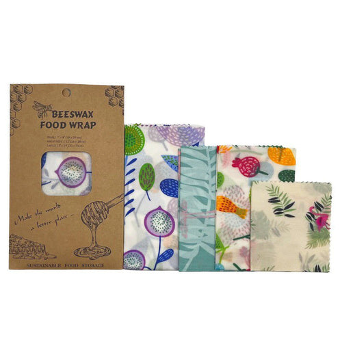 Beeswax Cloth Food Wraps (3 Pack)