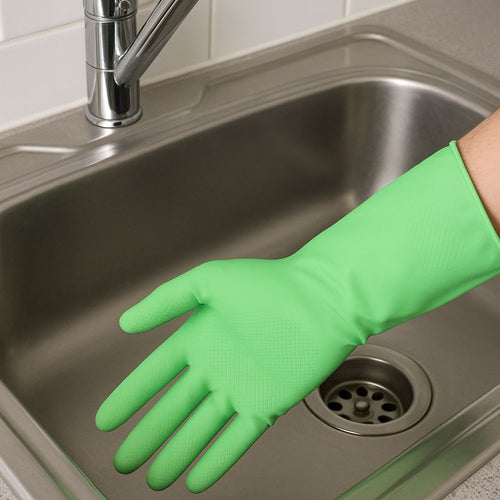 Natural Latex Rubber Gloves