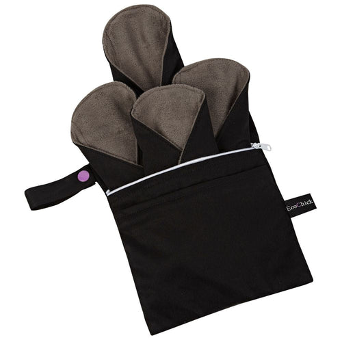 EcoChick Black Reusable Sanitary Pads