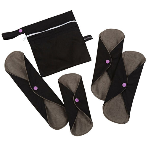 EcoChick Black Reusable Sanitary Pads