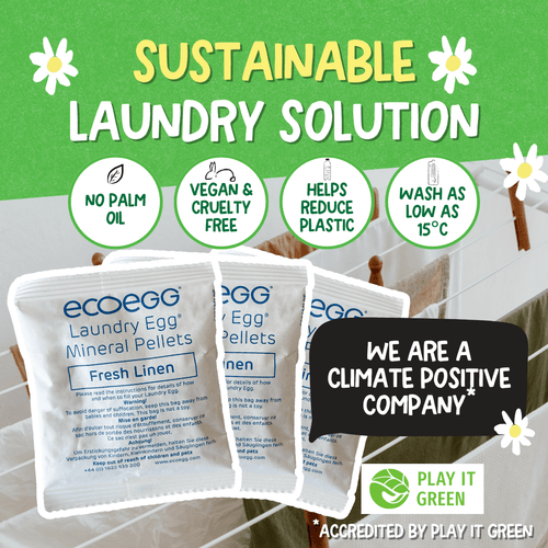 EcoEgg Enzyme Laundry Detergent – Sensitive Skin, Aquatic-Friendly, Vegan Formula