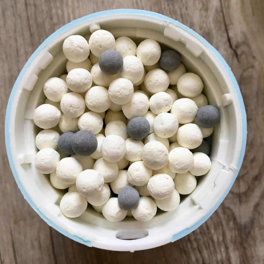 ECOEGG Laundry Egg Washing Detergent Refill Pellets Fresh Linen - Plastic Free Eco Washing Egg, 50 Washes