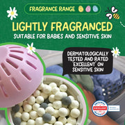 ECOEGG Laundry Egg Washing Detergent Refill Pellets Spring Blossom - Plastic Free Eco Washing Egg, 50 Washes