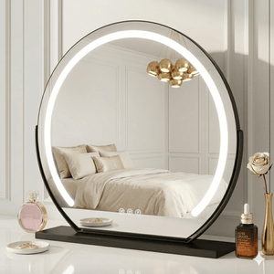 Elara LED Vanity Mirror Black