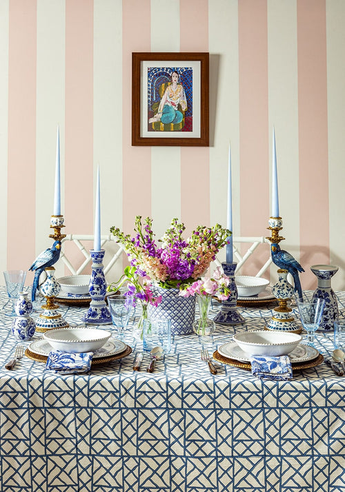 Eleanor Cobalt Trellis Canister - Small