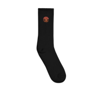 Roots Embroidered socks