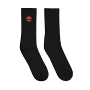 Roots Embroidered socks