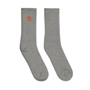 Roots Embroidered socks