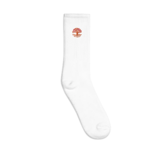 Roots Embroidered socks