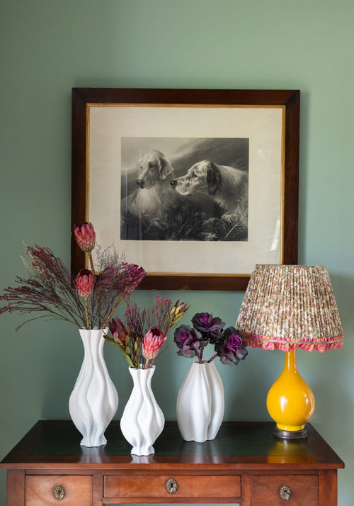 Emilie White Ceramic Vase
