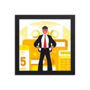 elte26 midas touch Framed poster