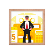 elte26 midas touch Framed poster