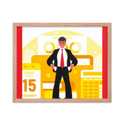 elte26 midas touch Framed poster