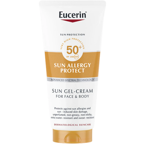 Eucerin Sun Allergy Protect Sun Cream Gel For Face and Body SPF50+ 200ml