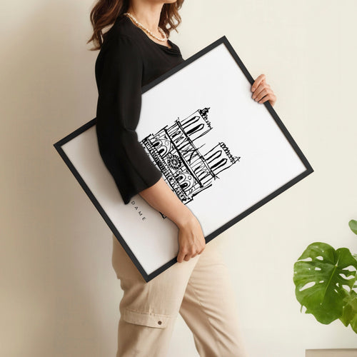 Extra Large Wall Arts | Set of 3 Paris Landmarks Wall art Prints