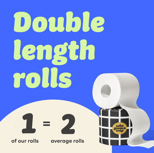 Extra Soft Recycled Toilet Roll | Double Length 16 Pack