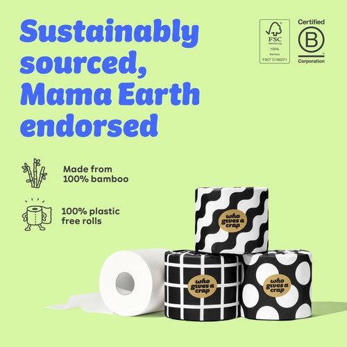 Extra Soft Recycled Toilet Roll | Double Length 16 Pack