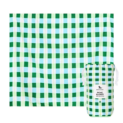 Dock & Bay Picnic Blanket - Apple Tart: Large (170x170cm)