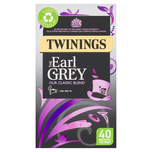 4 x Twinings Speciality Earl Grey 40'S - 40