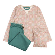 Fairtrade Organic Long Sleeve Pyjama Set with Bag (Patterned)