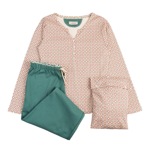 Fairtrade Organic Long Sleeve Pyjama Set with Bag (Patterned)