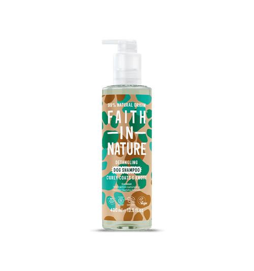 Faith In Nature Detangling Coconut Dog Shampoo for Curly Coats and Knots
