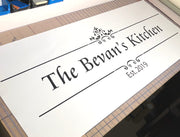 Family Established Wall Sticker | Personalised Family Name Vinyl Decal