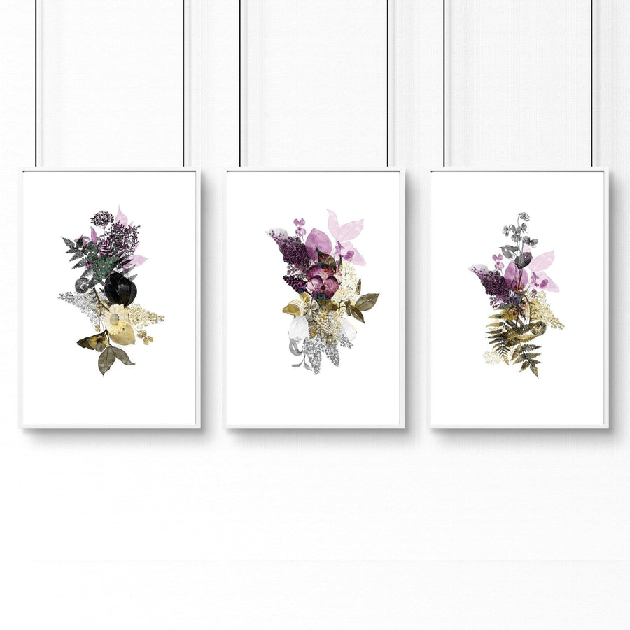 Wall pictures for bathrooms | set of 3 Farmhouse wall prints